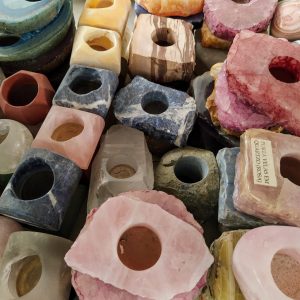 Miscellaneous Thick Slab Candle Holder